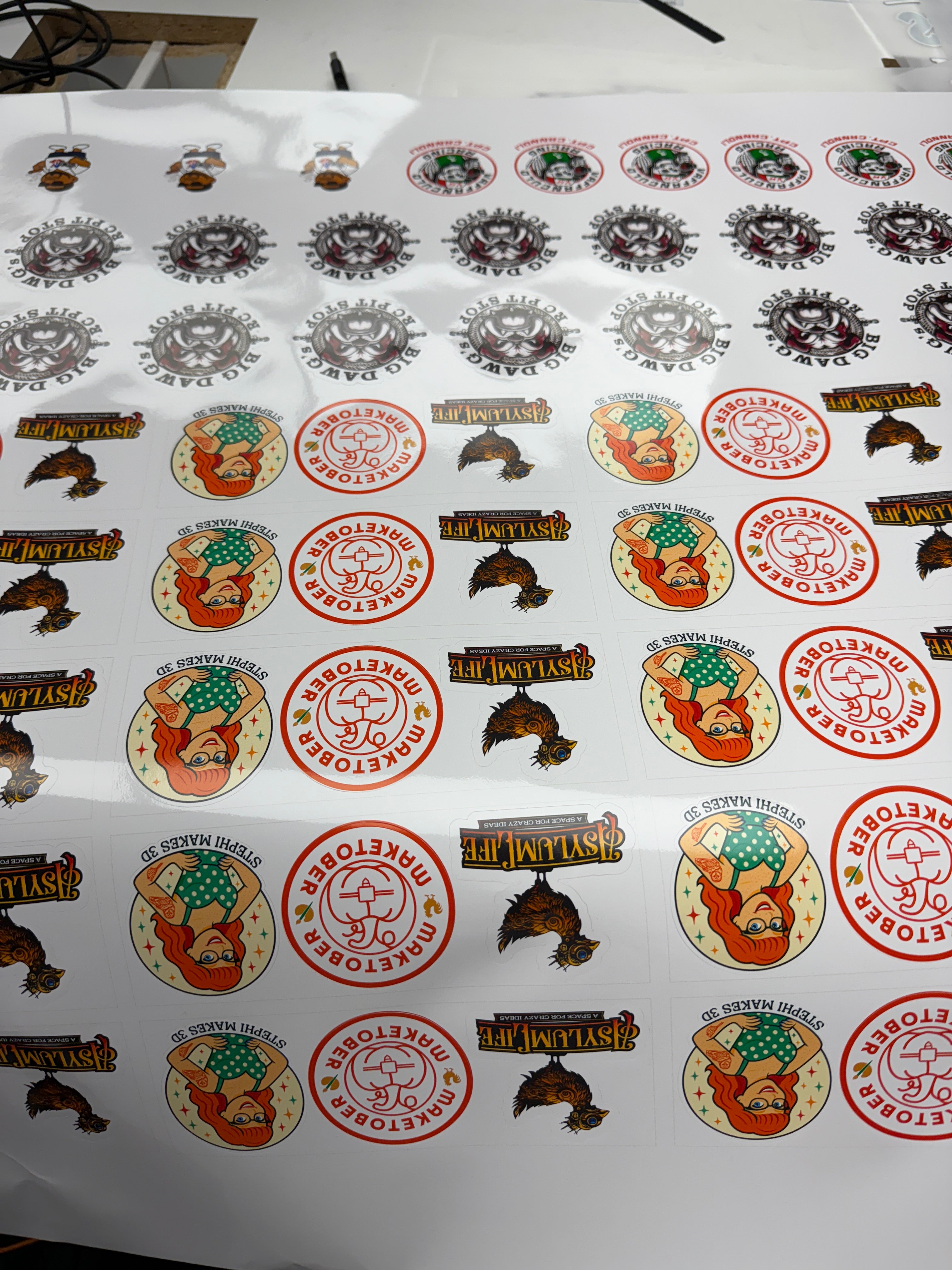 Custom Die Cut Stickers