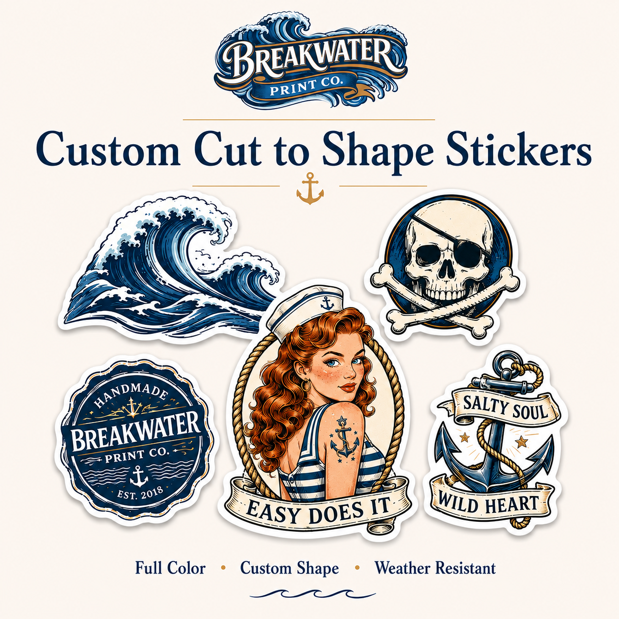 Custom Die Cut Stickers